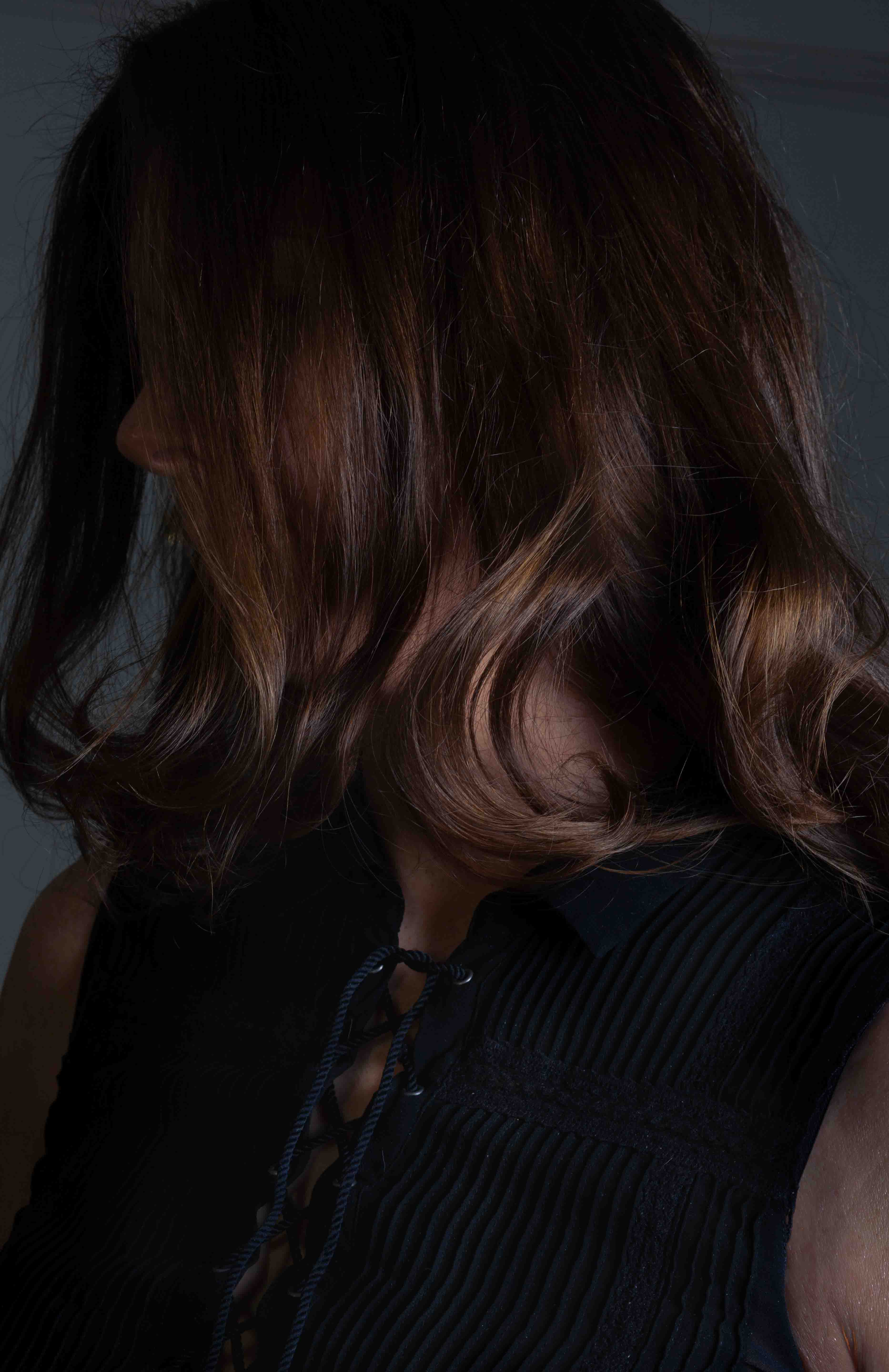 hair shot and shadows